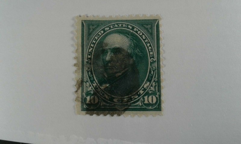 US #257 used pulled perf e21.1 12793