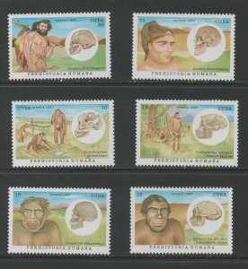 Thematic Stamps Others - CARIBBEAN 1997 PREHISTORIC MAN 4215/20 6v mint