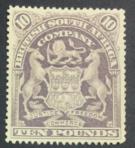 MOMEN: RHODESIA SG #93 1901 UNUSED LOT #60864