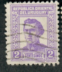 Uruguay #496 used Single