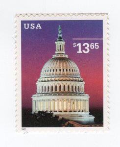 Scott #3648 $13.65 Capitol Dome at Dusk Single Stamp - MNH #2