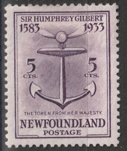 Newfoundland #216  Mint OG Hinged ,  VF (~1621)