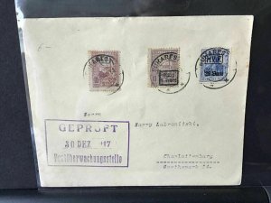 German occupation of Romania ninth army post 1917 stamp cover Ref  R28340