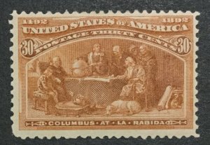 MOMEN: US #239 MINT OG H #31743