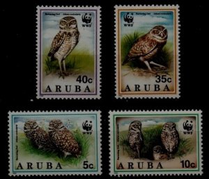 Aruba 101-04 MNH WWF-94/Owls SCV7