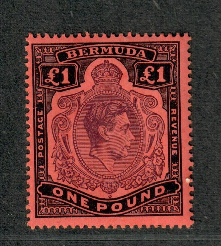 Bermuda Sc#128b SG121b M/NH/VF, Perf 14, Cv. $87.50
