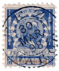 (I.B-CK) French Morocco Local Post : Fez-Mequinez 15c