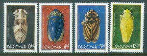 Faroe Is 1995 Insects Cicadas MUH