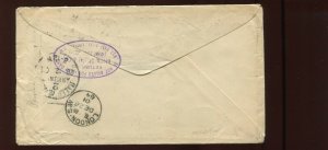 U377 UPRATED 1901 COVER PROVIDENCE RI TO LONDON ENGLAND & FORWARDED TO GERMANY