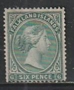 1878 Falkland Islands - Sc 3 - MH VF -  1 single - Queen Victoria