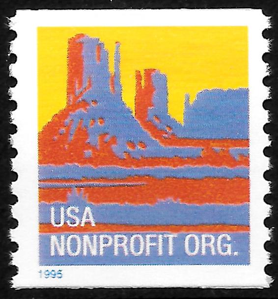 Sc 2902   Non-Denominational (5¢) Buttes Single, MNH