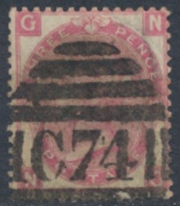 GB  SG 103 Pl 10  SC# 49 Used  2 clear margins clean C74 cancel see details s...