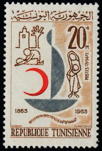 Tunisia 438 MNH Red Cross