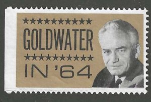 Barry Goldwater, 1964 Presidential Campaign, Poster Stamp