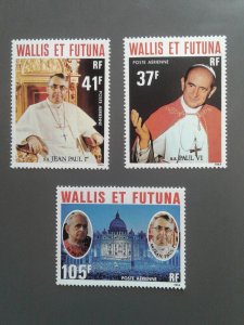 Wallis & Futuna Islands C84-C86 VF MNH. Scott $ 8.00