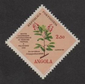 ANGOLA Sc# 409 Tropical Medicine Plant