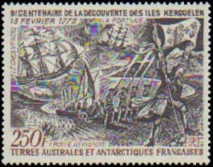 French Southern & Antarctic Territory #C26-27, Complete Set(2), 1972, Never H...
