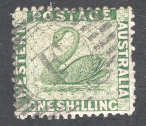 Western Australia  SC #34a,  Used,  F/VF,  CV $45.00 ....   7000023