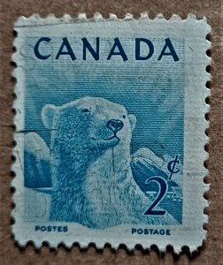 Canada #322 2c Polar Bear USED (1953)