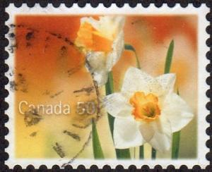 Canada 2093 - Used - 50c  White Daffodils (2005) (cv $0.55)