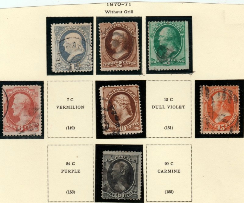 19th Century #146 // #154 (7 Different)