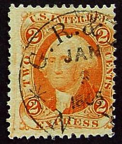 USA, Scott R10c, with nice handstamp cancel