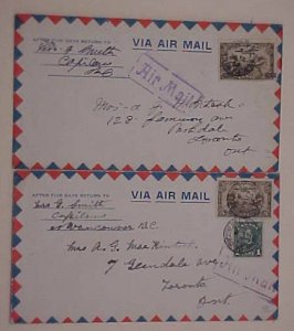 CANADA AIRMAIL #313 CAT.$42.00 & EARLIER AIRMAIL 1932,1933