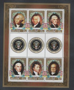 Belize souvenir sheet mnh sc 815