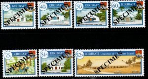 KIRIBATI SG684/90s 2003 CHRISTMAS CHRUCHES SPECIMEN MNH