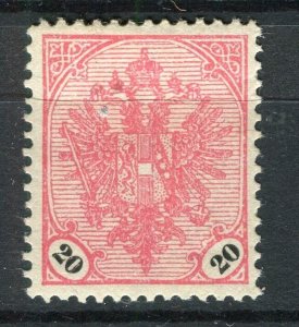 BOSNIA; 1901 early Eagle Coat of Arms issue fine used 20h. value