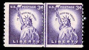 USA 1057 Mint (NH) Line Pair