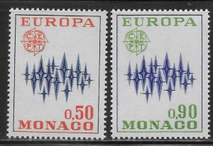 Monaco 831-832 1972 Europa set MNH (sch)