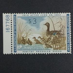 US #RW28 MINT OG H DUCK $110 S2747R #7359