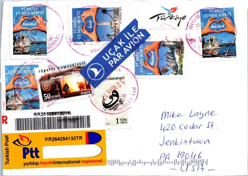 Turkey 2012 - Registered Mail - F70536