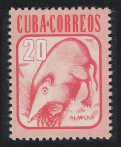 Caribic Solenodon Fauna 1981 MNH SG#2766