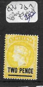 ST HELENA  (PP1901B) QV 2D/6D SG 39  MOG