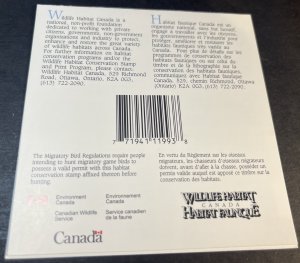 CANADA # FWH9--MINT NEVER/HINGED--COMPLETE BOOKLET OF 1--DUCK STAMP--1993