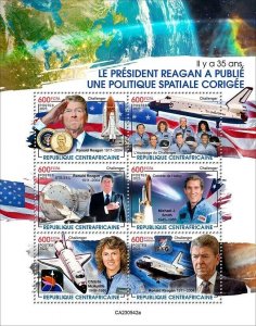 2024/01 - CENTRAL AFRICAN  - SPACE POLICY          6V    MNH **