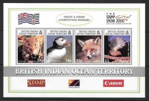 BRITISH INDIAN OCEAN TERR SGMS235 2000 STAMP SHOW 2000 MNH