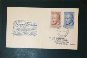 Czechoslovakia 1950 Tajovsky Series First Day Cover - Z3500