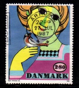 Denmark -  #789 Painting by Bjorn Winbald - Used