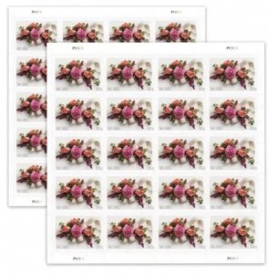 2020 Garden Corsage Forever stamps 5 sheets total 100pcs