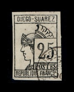 VINTAGE: DIEGO SUAREZ 1890 USD,LH SCT # 9 $ 110 LOT # VSADSUA1890TT-B90