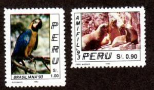 Peru 1052-1053 Mint NH!