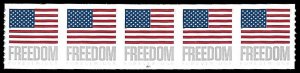 PCBstamps US #5789A PNC5 $3.15(5x63c)US Flag, paper same/stamp, MNH, (6)