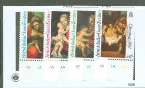 British Indian Ocean Territory #128-131  Single (Complete Set)