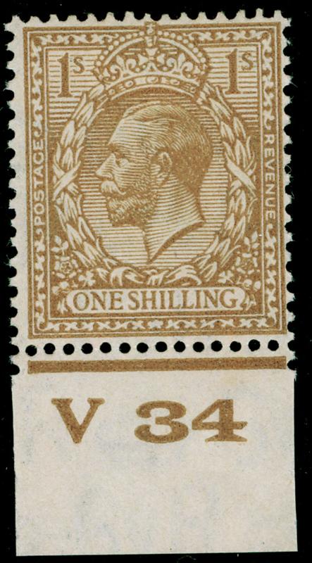 SG429 SPEC N45(1), 1s bistre-brown, LH MINT. Cat £45. CONTROL V34.