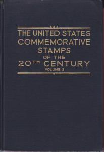 US Commemorative Stamps of the 20th Century, by Max G. Johl. 2 Volumes, signed