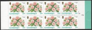 Guernsey #488c  MNH Complete Booklet of 8