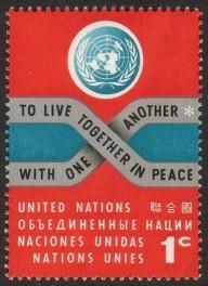 UN Sc# 104 Living in  Peace    MNH 